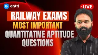 MOST IMPORTANT QUANTITATIVE APTITUDE QUESTIONS FOR RAILWAY EXAMS