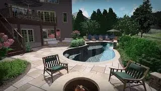 Pool Addition and Full Landscape Renovation - Landscaping Ideas - Eichenlaub