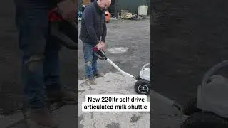 220ltr articulated milk cart  mixer,pump,preset meter, autobrake, Multispeed thumb controls,