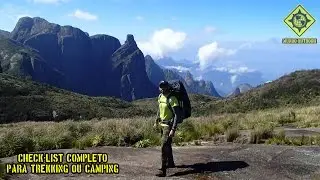 Equipamentos para trekking ou acampamento selvagem (checklist  completo)