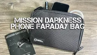 Mission Darkness Mojave Faraday Phone Bag : Mission Darkness Faraday Bag Review : Anti Theft Bag