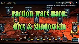 Тяжёлые войны фракций орков и тенелюдей [Рейд: Shadow Legends]