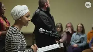 Ilhan Omar sprayed: Full town hall in Minneapolis calls for ICE to be abolished amid attack