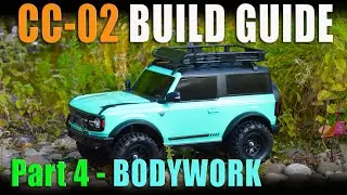 Руководство по сборке Tamiya CC02 Ford Bronco + советы. Часть 4. Кузов, покраска и деталировка
