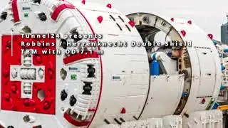 Robbins OD 7,1 m Double Shield TBM for Hard Rock