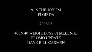91.5 WCIE 40 in 40 WEIGHT LOSS CHALLENGE PROMO UPDATE THE JOY FM
