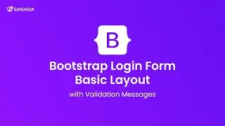 Bootstrap Login Form Basic Layout with Validation Messages