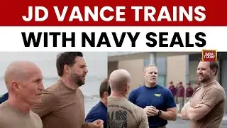 US Vice President J.D. Vance Joins Navy SEALs For Intense 90-Minute Beach Workout In California