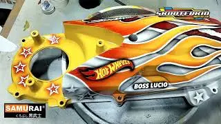 How to custom paint ur Honda Click crankcase cover using @SamuraiPaintPHilippines .