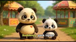 Hold My Paw - Magical Park Adventure & Brave Coaster Ride 🎢🌈 | Panda Toon Squad 🐼