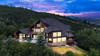 360 VR Tour $4.3M on Moose Hollow, Jeremy Ranch Park City. Great Golf Views!