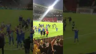 Україна 2-1 Швеція. Thunderclap after full time.