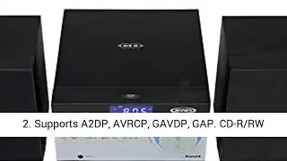 Jensen JBS 200 Bluetooth CD Music System with Digital AMFM Stereo Receiver and Remote Control 2