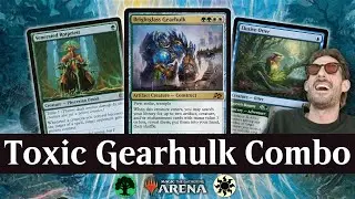 New Gearhulk makes toxic insane | MTG Arena Deck Tech & Gameplay | Aetherdrift Standard
