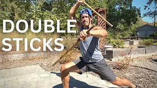 Double Sticks Sinawali Combo from Filipino Martial Arts