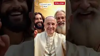 Pope&rsquo;s Joyful Moment in Heaven with Jesus #explorepope #popebenedict #popefrancis #popeleoxiv