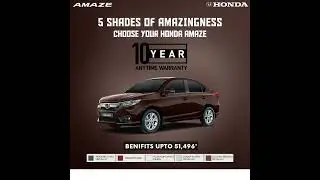 Honda Amaze: Amazing Assurance Hai Na!