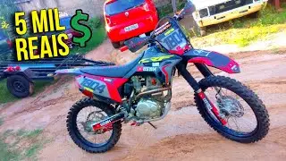QUANTO EU GASTEI PARA DEIXAR A MINHA CRF 230 ASSIM?