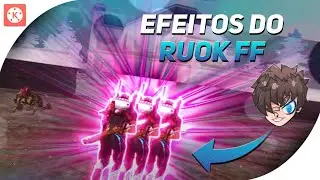 COMO FAZER EFEITOS DE VIDEOS DO RUOK FF - COMO FAZER EFEITO AURA NO PERSONAGEM FREE FIRE