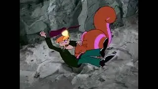 Courage the Dog: Season 2, Episode 3 - Family Business - Eustace gets attacked by a rapid squirrel