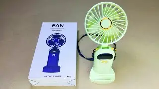 mini usb fan rechargeable fan 5 star fan unboxing & test video. best usb fan