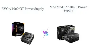 EVGA 1000 GT vs MSI MAG A850GL 🔥 Which is the better power supply? 🔌⚡
