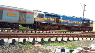 01464 Jabalpur Somnath Express Hauled By 40331 WDP 4D SBI Locomotive