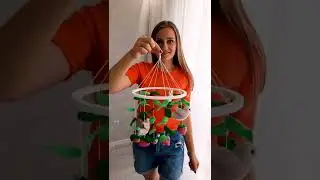DIY A magical springtime crib mobile / Baby mobile with birds