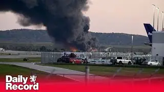 Plane crash kills seven with more deaths feared after fireball explosion