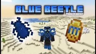 Reviewing the BLUE BEETLE Mod in Minecraft 1.20.1! (FSang18's Heropack)