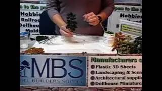How To Make Miniature Deciduous Trees for a model railroad layout, table top gaming, dollhouse...