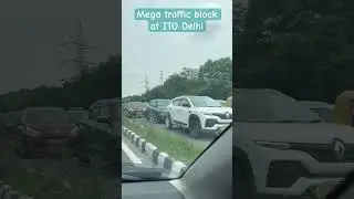 Traffic congestion #road #traffic #delhi #ito #police #shorts #motorists #viralvideo #shortsvideo