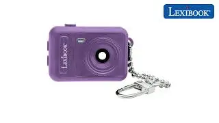 Keychain Miniature Digital Camera Purple with built-in Flash memory