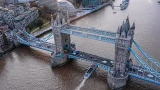 Exploring the Iconic London Tower Bridge: A Victorian Gothic Masterpiece on the River Thames 4K HDR