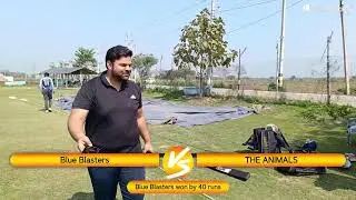 Blue Blasters vs THE ANIMALS live cricket match | 1st Aryans Corporate Cup live