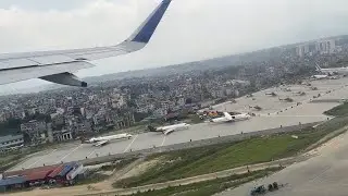 Indigo Flight Takeoff from Kathmandu Airport | Flight Takeoff and Landing Video