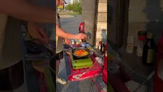 COOKING SPAGHETTI #camping #vanlife #truckcamping #travel #shorts