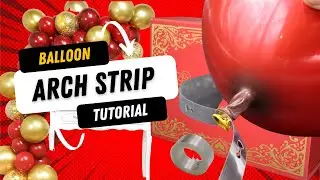 Using a Balloon arch Strip for the first time Tutorial @indoordatenights