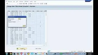 23  Configuration of Daily Work Schedule and Period Work