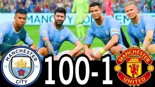 FC 24- MESSI RONALDO NEYMAR & MBAPPE | ALL STARS | AL NASSR 100-1 PSG #fc25
