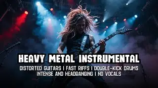 Hard Rock Instrumental | Distorted Guitars | Double-Kick Drums | Intense and Headbanging | Vol.3