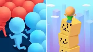 Count Master 3D Vs Cube Surfer🟢🔵🟣New All Levels Android/IOS Gameplay N1T