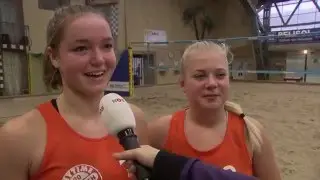 Emi en Raïsa zijn grote beachvolleybal-talenten