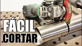 C&oacute;mo CORTAR TUBO redondo con AMOLADORA, Radial o Esmeril.