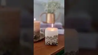 como fazer Velas artesanais em casa #dicasdedecora&ccedil;&atilde;o #diy #velasartesanais #velasdecorativas