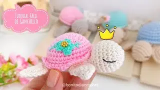 [ШАГ ЗА ШАГОМ] Черепаха амигуруми - Маленькая черепашка. Шаг за шагом 🐢.