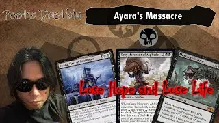 MTG Arena - MonoBlack Life Drain with  Ayara, Massacre Wurm and Gray Merchant