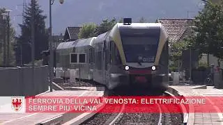 Ferrovia della val Venosta: elettrificazione sempre più vicina