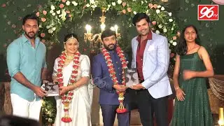 Celebrities at Snehan & Kannika Ravi wedding reception | Snehan Wedding video | 96tv