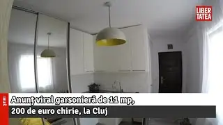 Anunț viral: garsonieră de 11 mp, 200 de euro chirie, la Cluj. &bdquo;Dacă iau o pizza, intră pe... ?&rdquo;